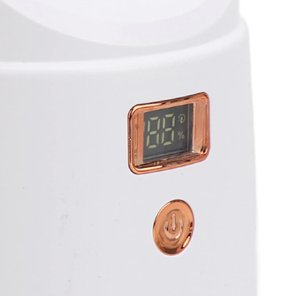 Desk Fan Powerful Airflow Energy Efficient 6 Speeds Wind Turbocharged Quiet Portable Bladeless Fan with Power Display for Home