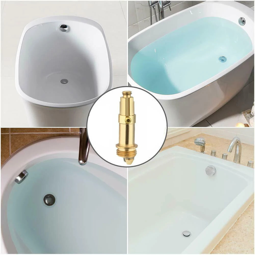 1/2pcs Replacement Basin Bath Waste Easy Pop Up Click Clack Plug Bolt Spring For Bathroon Bathtub Drain Stopper