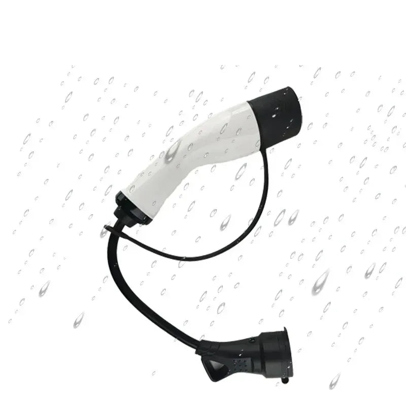 16A 7kw Type2 to Schuko Adapter Mennekes Type 2 to European Domestic Socket for Electric Scooters E-Bikes