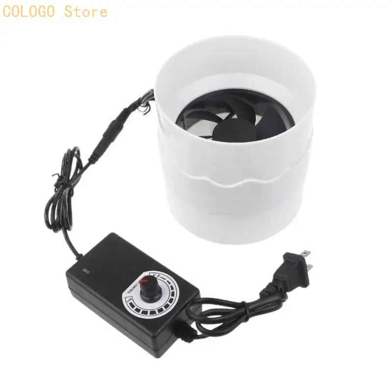 Exhaust Air Fan for Bathroom Kitchen Grow Room Ventilation Low Noise Inline Fan D0LD
