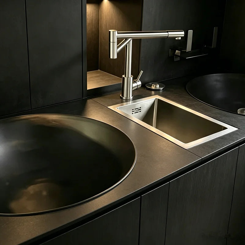 Foldable Kitchen Faucet Pot Filler Faucet Telescopic Cold And Hot Water Mixing Faucet Rotating Sink Faucet Tap