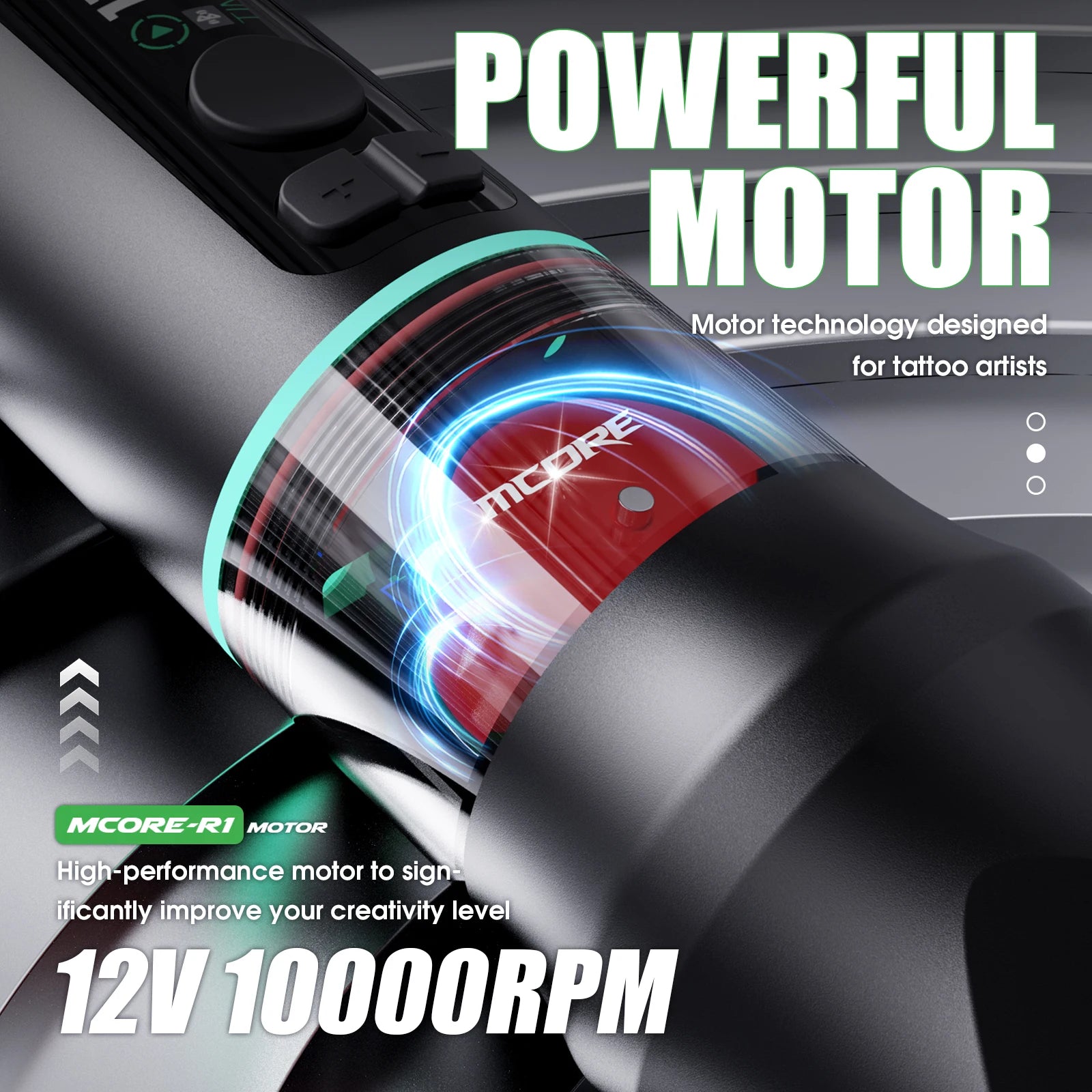 Dragonhawk X20 Pro Wireless Tattoo Pen HD Color Screen Replaceable 2000mAh Battery 3.5mm Stroke For Lining Shading Coloring