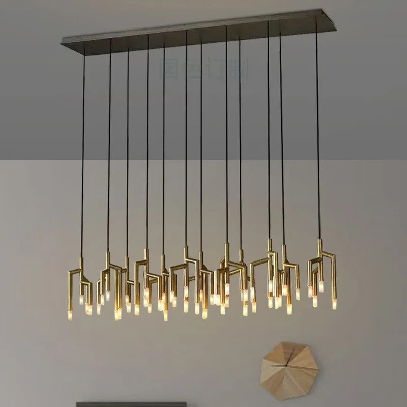 Modern Light Villa  Tree Branch Staircase Chandelier Lighting,Luxury Designer Restaurant Light in the Bedroom Home Decor