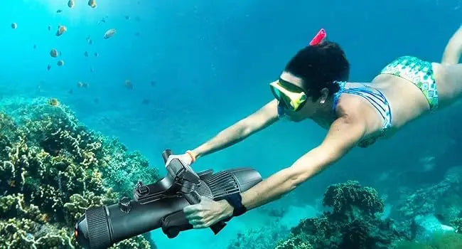 Camolech 900W Dual Battery Underwater Scooter for Adults 16AH Removable Pool Sea Scooter