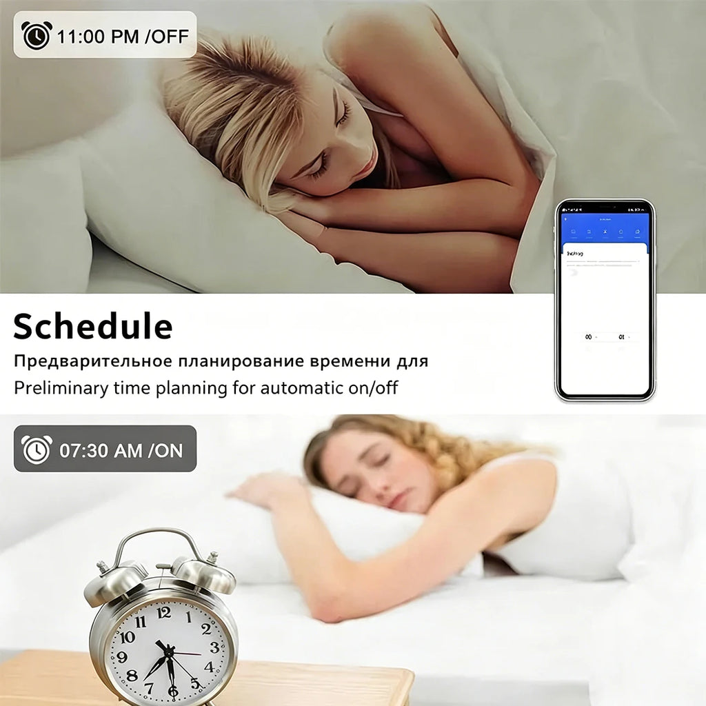 Tuya WiFi Smart Touch Switch Glass Panel EU Standard 1/2/3/4 Gang Light Switch Neutral Wire Required App Voice Control Alexa Goo