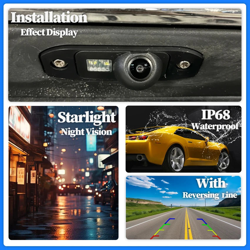 Fisheye Camera For Citroen C3 Picasso Grand C4 Picasso MK1 2006~2014 Car Rear View Reverse Back up Camera HD CCD Night Vision