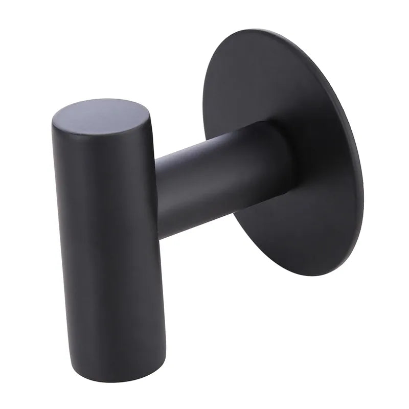 1Pcs Stainless Steel Black Silver Bathroom Hardware Set Towel Rack Toilet Paper Holder Towel Bar Hook Bathroom Accessories
