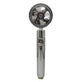 New Propeller Driven Shower Head Cotton Filter Turbocharged High Pressure Handheld Shower Nozzle