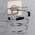 Bathroom Hair Dryer Holder Free Punching Hair Care Tools Holder Adhesive Wall Mount Barber Salon Tools