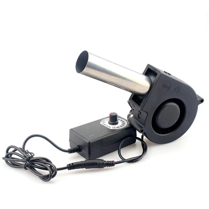 BBQ Fan Air Blower Handheld Barbecue Air Fan Lightweight Portable Fan US/EU Plug 85AD