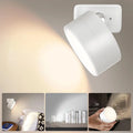 Led Wall Lamp Touch Control 12 Color Modes Remote 360 Rotatable USB Recharge Wireless Portable Night Light For Bedroom Reading