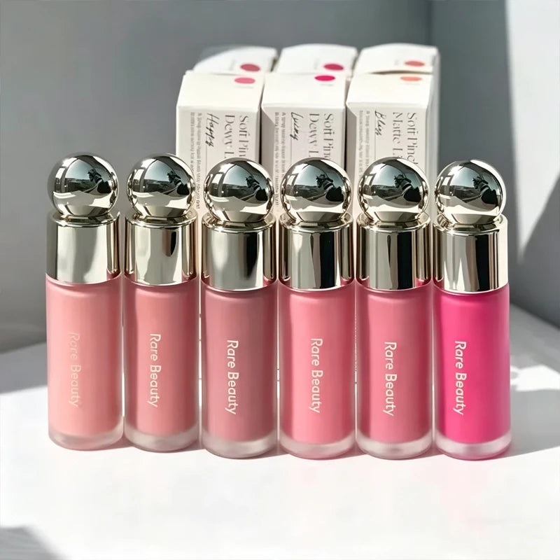 Rare Beauty Makeup Soft Pinch Tinted Lip Oil Stain Lip Gloss Delight Hope Happy Wonder Liquid Blush Cosmetics Face Eye Blusher