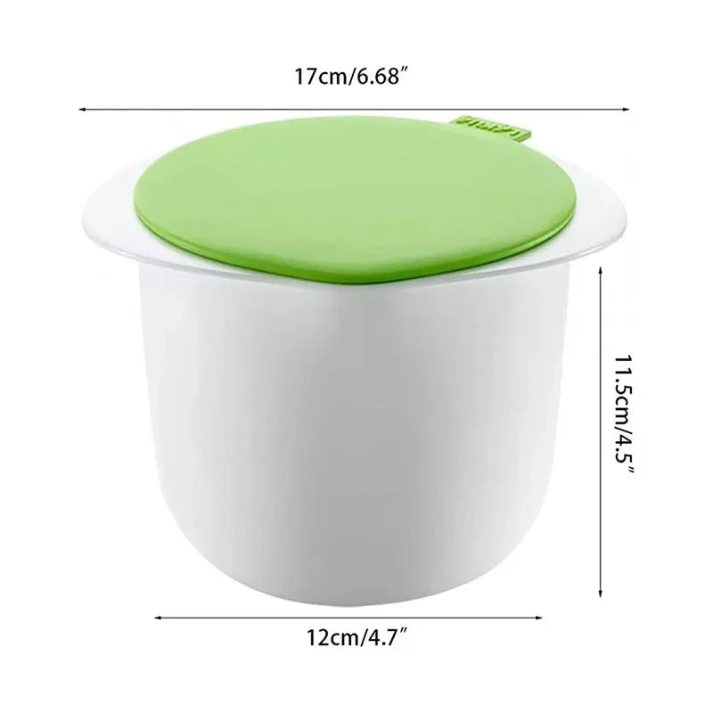 Silicone Microwave Fresh Cheese Maker Kit, Cheese Whey Drain Filter Bucket with Recipe for Homemade Cheese Kitchen Gadgets