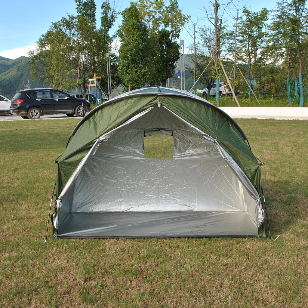 4-in-1 Camping Cot Tent, Backpacking 1 Person Camping Tent, Tent Cot Folding Off the Ground Tent,Fishing Tent,Excluding bed