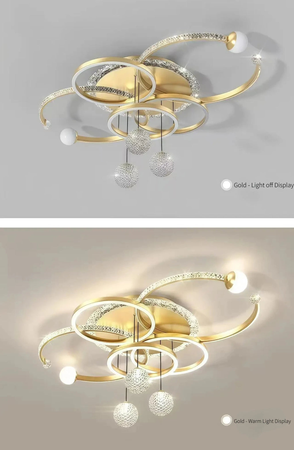 Modern Light Luxury Master Bedroom Pendant Lamp LED Creative Restaurant Lamp Villa Bedroom Interior Decoration Lighting Fixtures