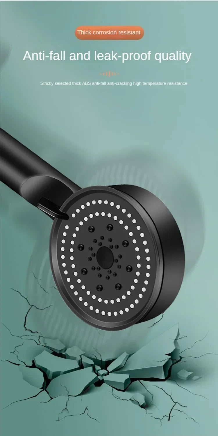 Shower Head Bathroom Sink Mixer Shower Phone 5modes for Bathroom High Pressure Water Saving Pressurized Spa Handheld Showers