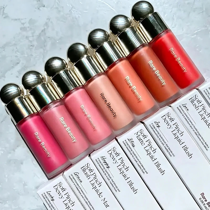 Rare Beauty Makeup Soft Pinch Tinted Lip Oil Stain Lip Gloss Delight Hope Happy Wonder Liquid Blush Cosmetics Face Eye Blusher