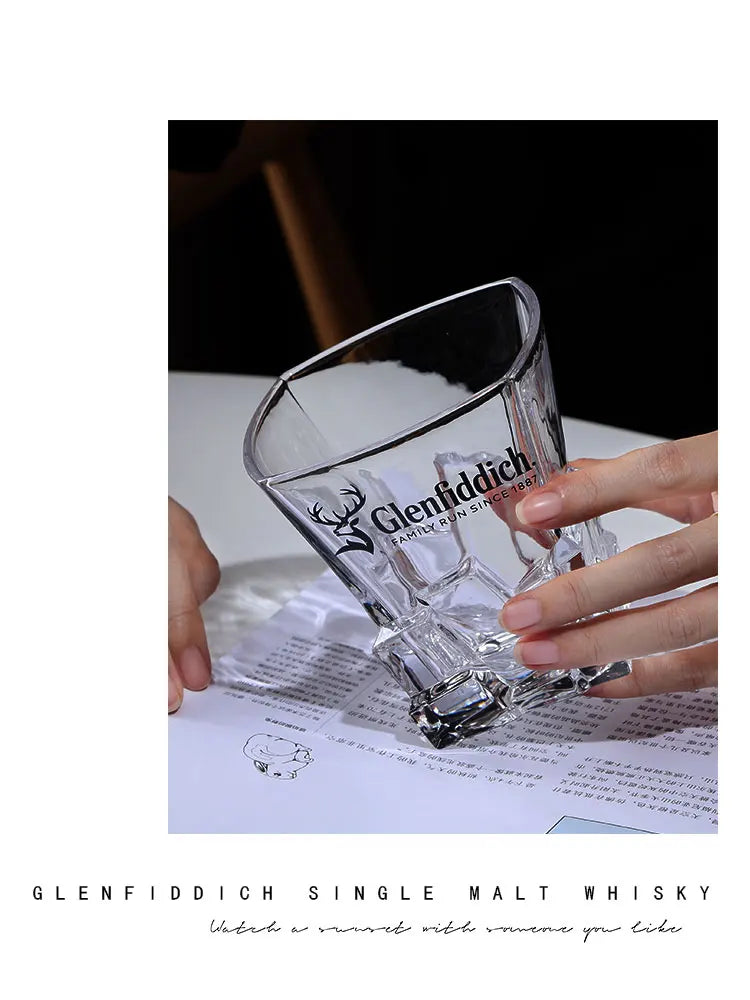 Fashion Whiskey Glasses, Scotch Whisky, Bourbon, Cocktails, RUM, Durable Whiskey Glasses