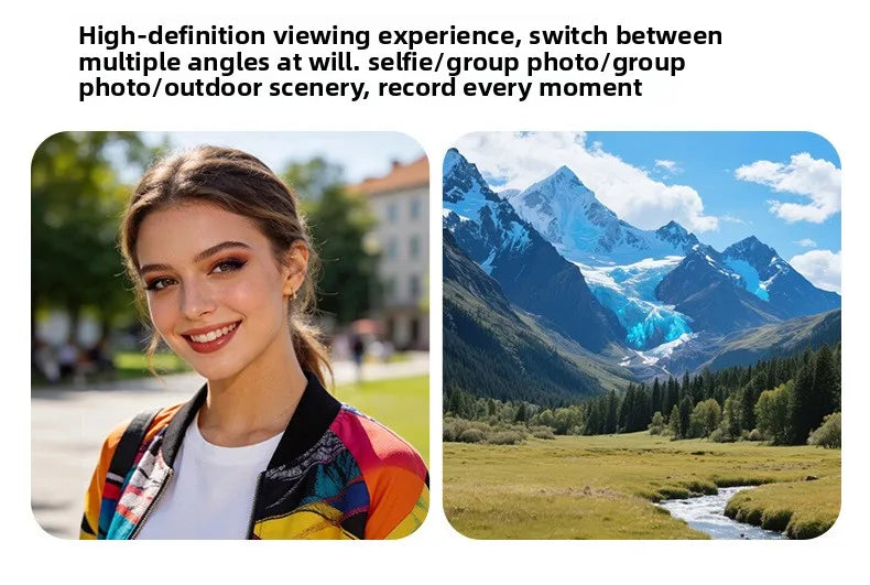 HD Handheld Sports Camera Mini Portable Video Recorder Anti Shake Action Camera for Vlog Audio Recording Students