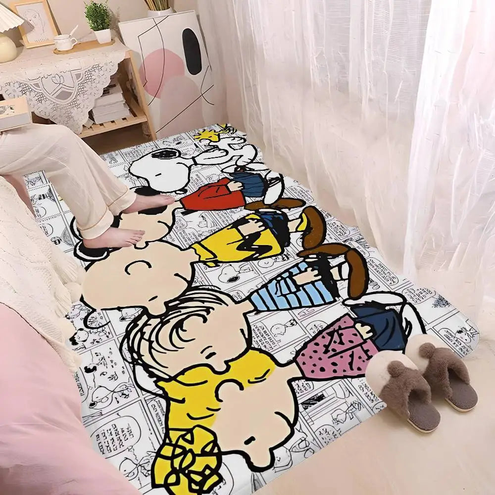 Cute Dog S-Snoopy Kitchen Mat Cheaper Anti-slip Modern Living Room Balcony Printed Modern Home Decor