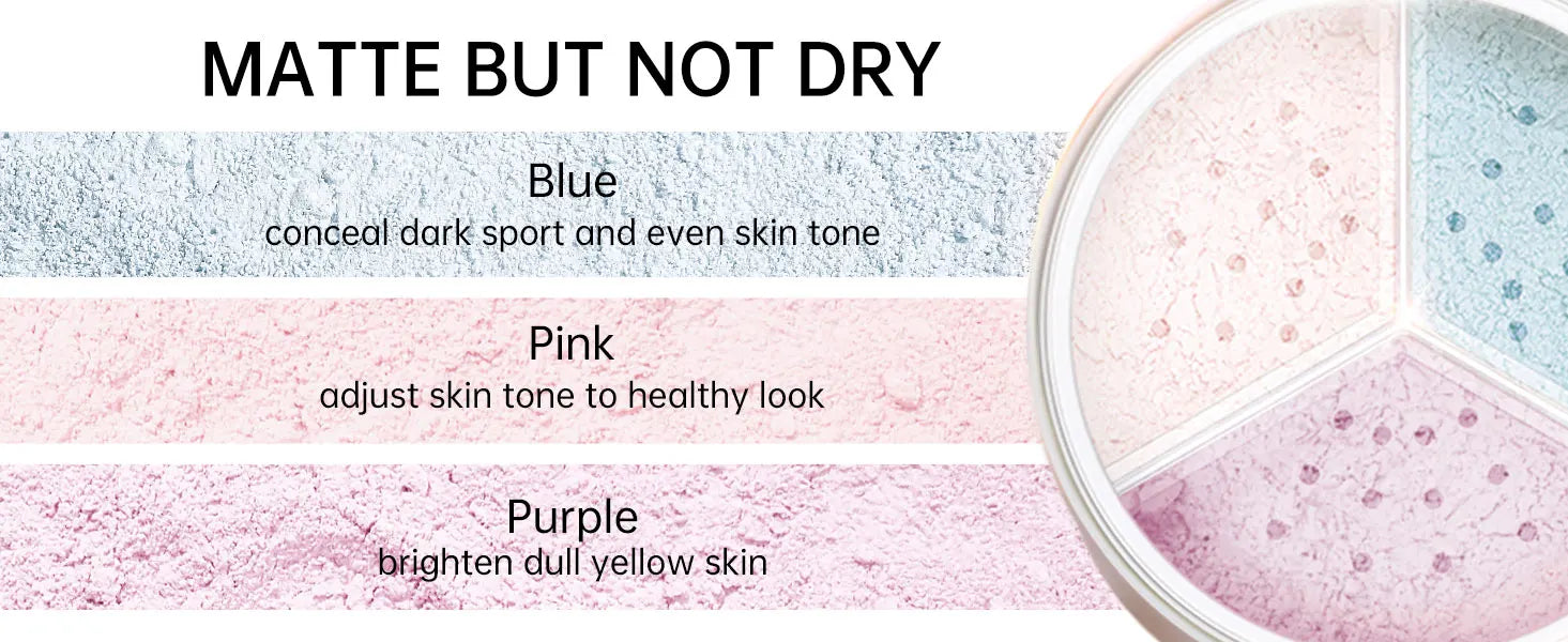 CATKIN Makeup Loose Setting Powder, Oil Control Poreless Face Powder Suitable for All Skin Tones and Maintain Matte and Natural