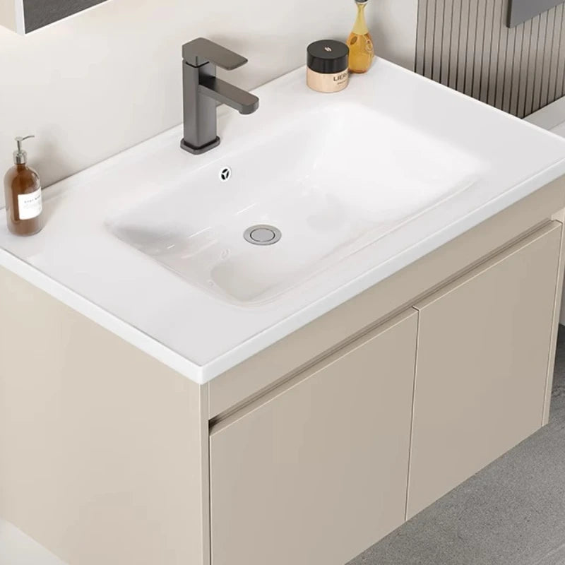 Wall Basin Bathroom Cabinet Set Sink Mirrors Shelves Bathroom Cabinets Storage Organizer Mobile Bagno House Accessories