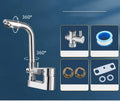 Bathroom Basin Shower Faucet Chrome Hot Cold Water Mixer Valve Single Handle Deck Mounted Bath Mixer Tap