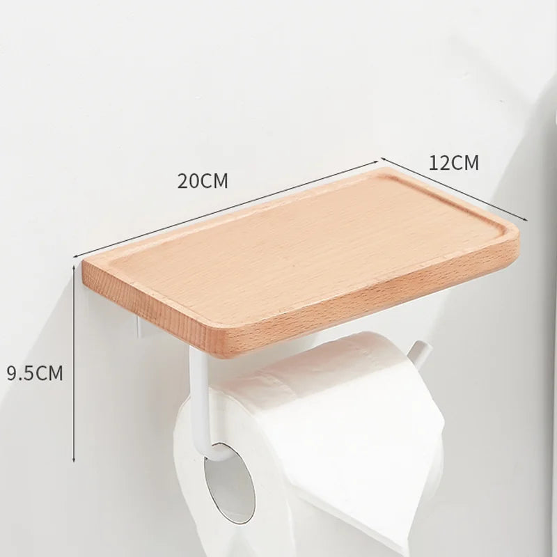 Toilet Tissue Roll Holders Wall Mount with Self  Screw for Small Items,Tissue Holder for Bathroom Kitchen Bedroom