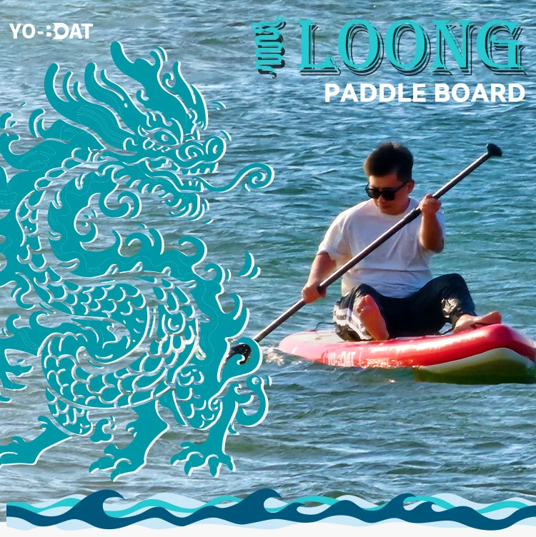 Manufacturer Customized 11'6" Waterplay Surfing Inflatable Sup Loong Inflatable SUP Board With Accessories For River And Lake