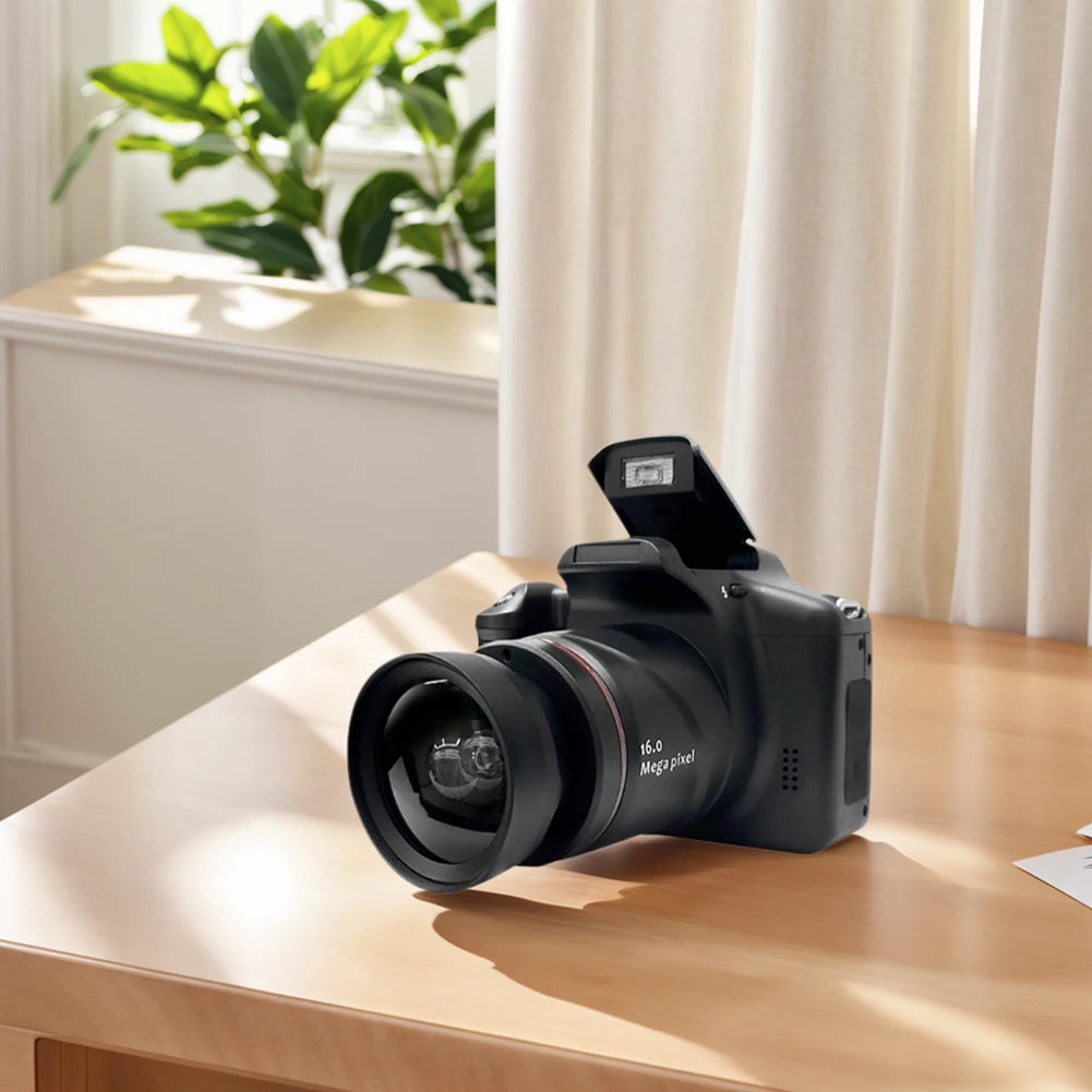 16MP Digital Camera with 2.4 Inch LCD Screen Vlogging Camera 16X Digital Zoom for Photography and Video