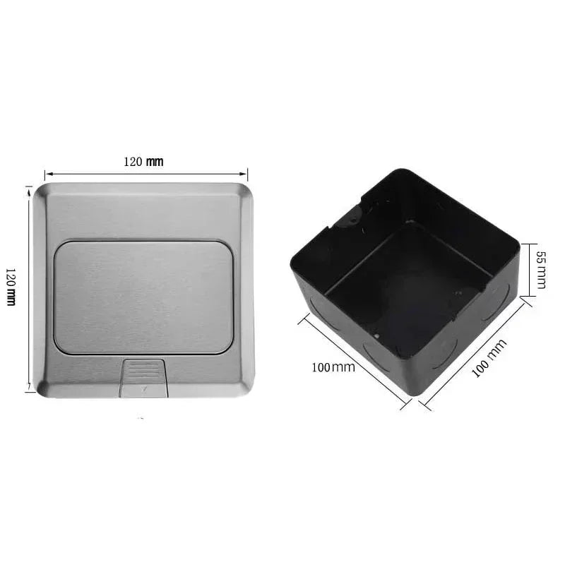 Electrical Switches Desktop Socket EU/Universal Power Outlet Hidden Type Pop Up Floor Socket For Meeting Room