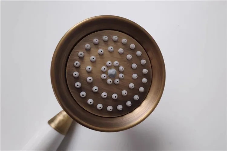 Bathroom Accessories Rose Gold Hand Shower Head High Pressure  Antique Water Output Antique Hand Shower Nozzle Water