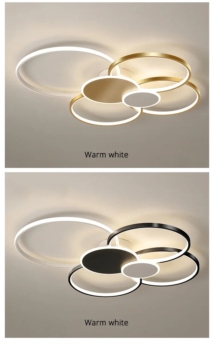 New Modern LED Ceiling Lights For Living Room Chandelier Bedroom Kitchen Ceiling Lamp Modern Apartment Hotel Chandelier Lighting