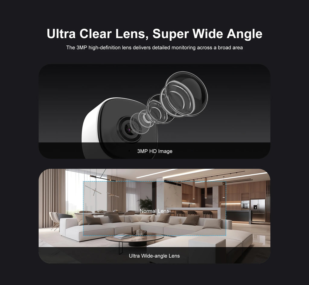 Smart Home Security Camera - 1080P WiFi Indoor Cam with Human Motion Detection, Auto Tracking, Night Vision & Audio Recording