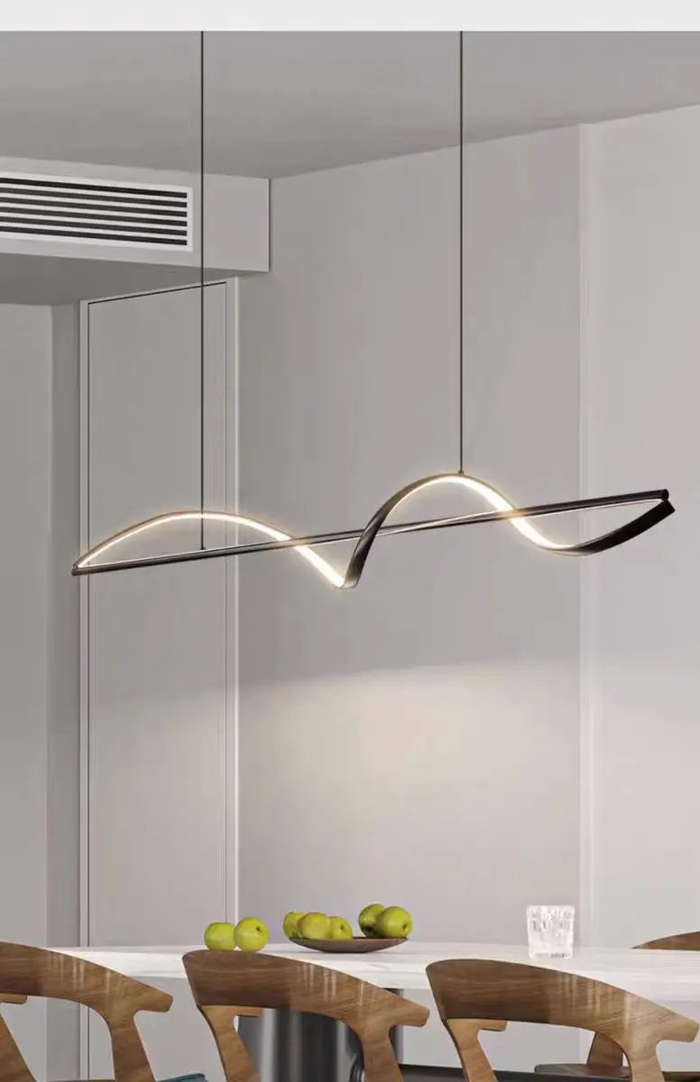 Modern Light Luxury Restaurant Pendant Lamp Italian Creative Living Room Dining Table Bar Counter Nordic LED Lighting Fixtures