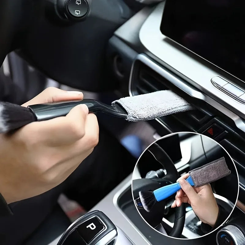 Car Interior Detailing Brush-Soft-Bristled Cleaning Tool For Dashboards,Vents,Crevice-For Car Detailing,Vehicle Interior Cleaner