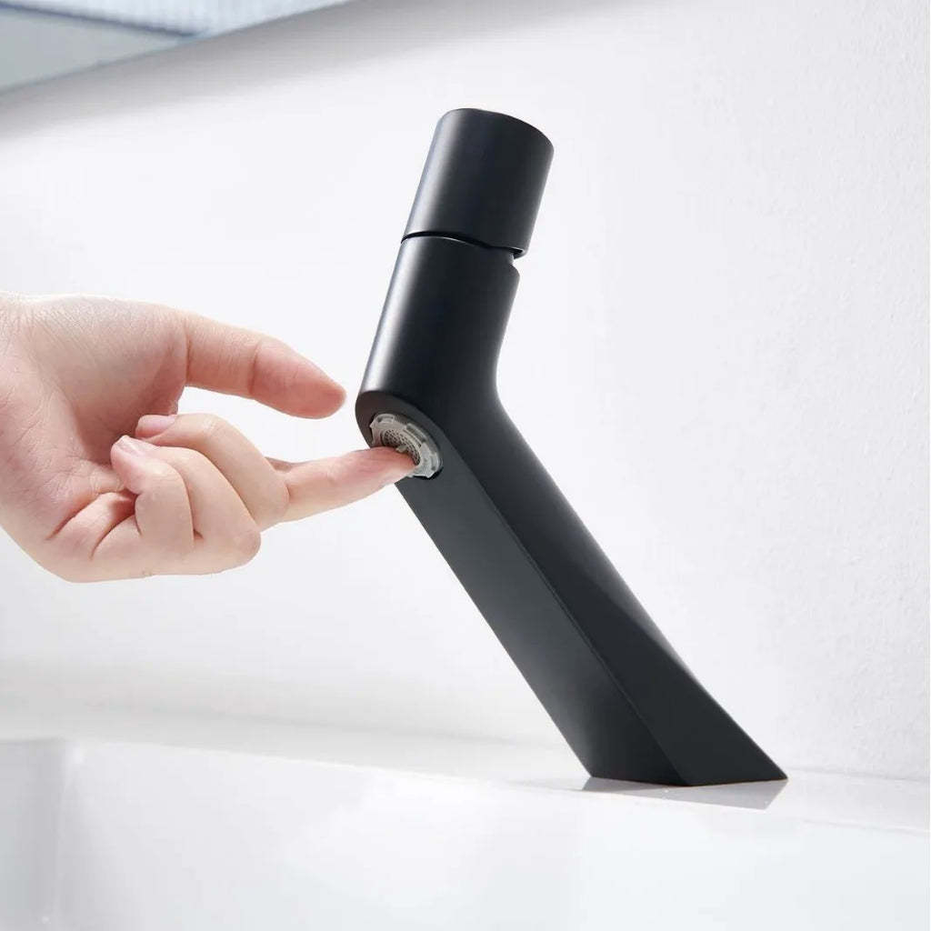 Bathroom Basin Faucet Hot and Cold 2 Lavotory Ways Sink Faucet  Bathroom Vessel Sink Mixer Taps Brass and zinc alloy