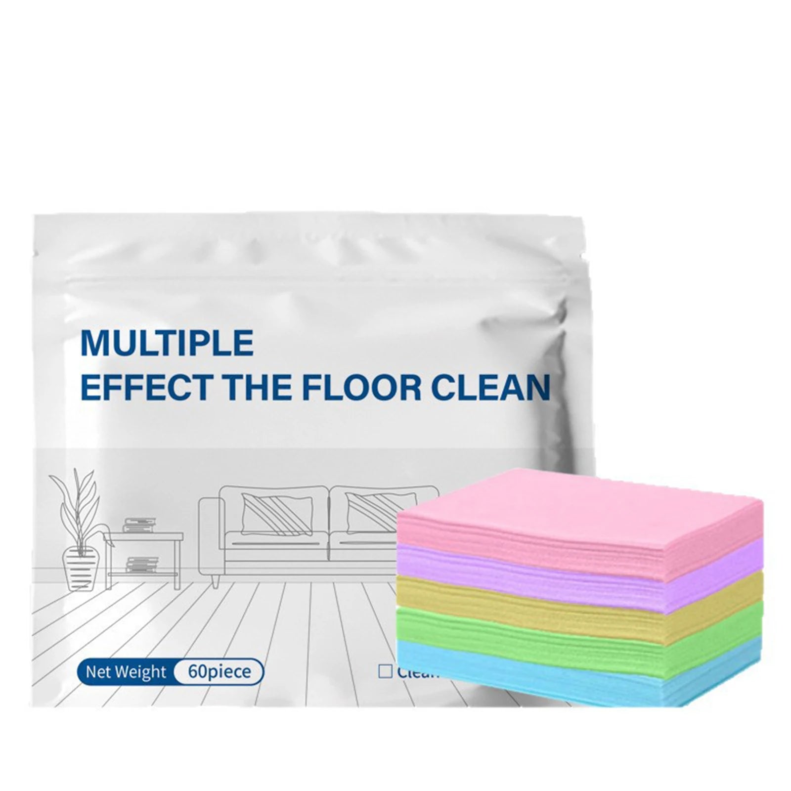 Floor Cleaner Refills Multi-Surface Deep Cleaning Sheets for Mop Deodorant Brightening Disposable Dry Wet Reusable Home Supplies