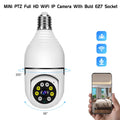 1080P HD E27 Bulb Surveillance Camera Anti-theft Outdoor Indoor Security Monitor Wireless WiFi Camera Night Vision Audio IP Came