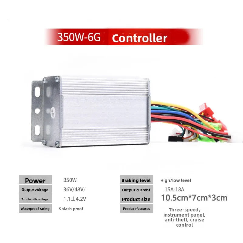 Electric Scooter Controller 36V48V 350W1000W6 Tube 60 Brushless Dual-mode Two Wheeled Tricycle with Stable High-quality Output