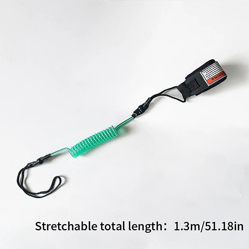 Coiled Surfboard Leash Surfing Stand UP Paddle Board Ankle Leash Sup Board Foot Leg Rope Surfboard Raft Kayak Rope