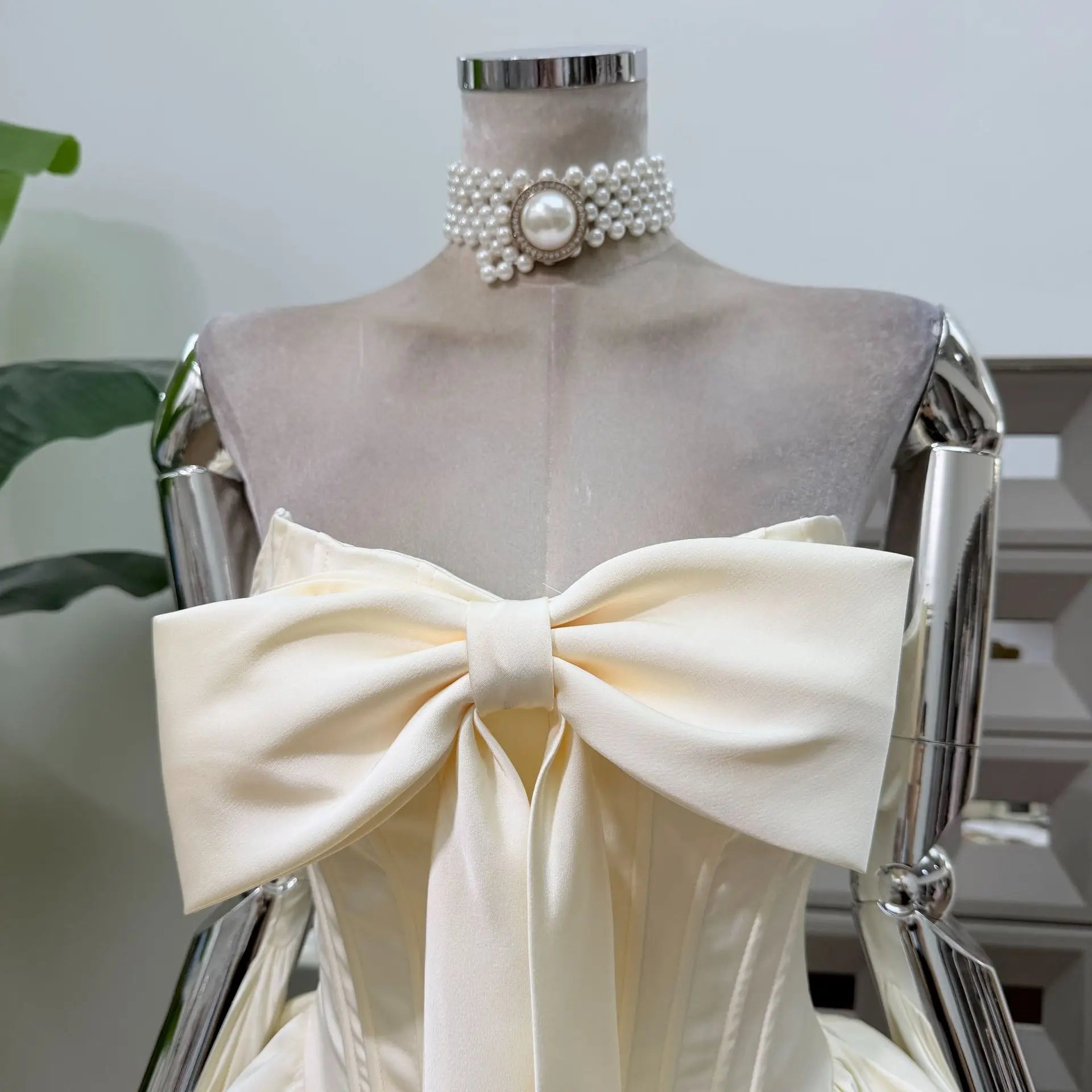 Women Sexy Strapless Bow Corset Mini Dress With Shorts Birthday Party Homecoming Prom Ball Elegant Ruffle A Line Evening Dresses