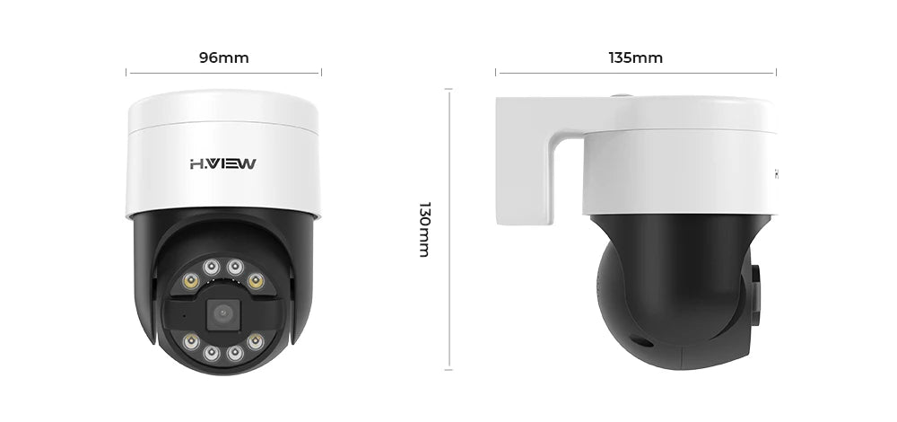 H.View Cctv Security Poe Ip Camera Ptz  5Mp 8mp 4K Dome Outdoor Audio Video Surveillance For Nvr System  Xmeye