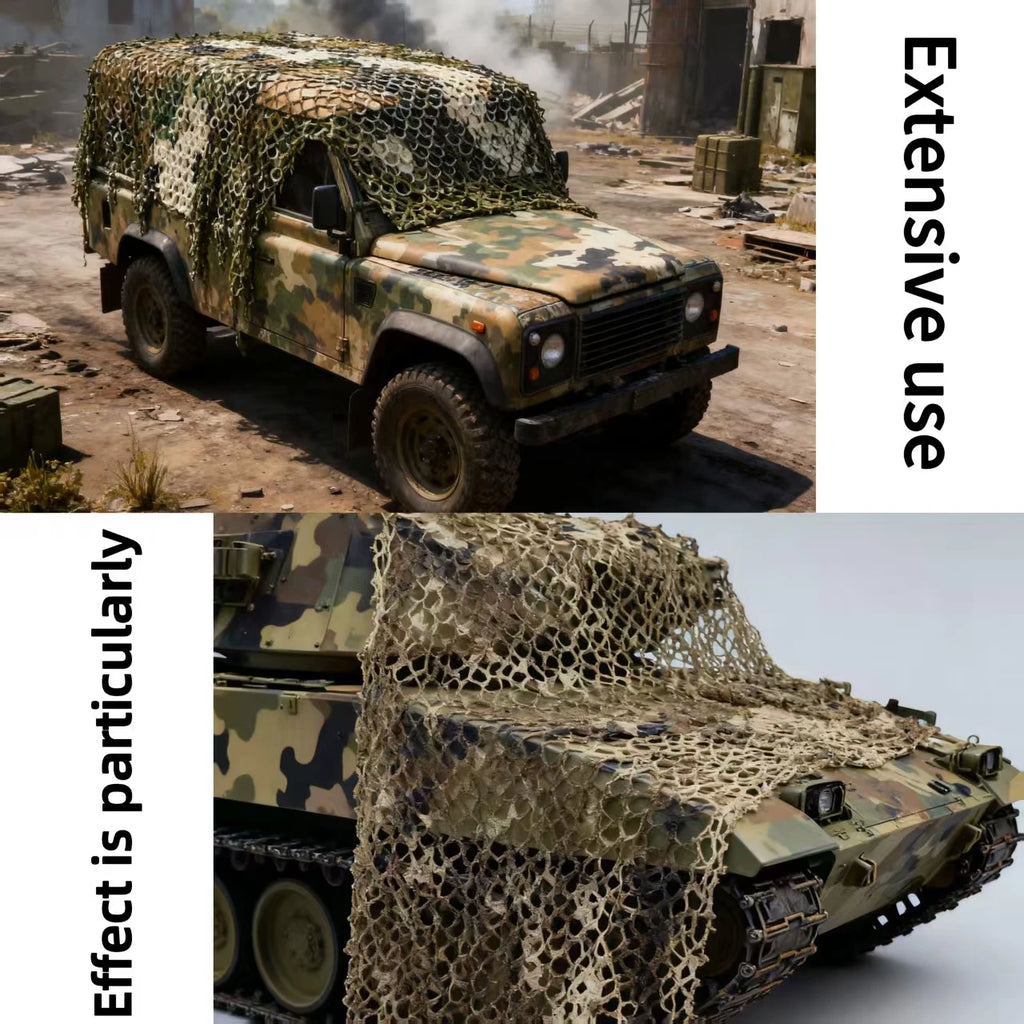 DIY Camouflage Mesh for Micro Military Scene Model Material Cover Mesh Size 10x15cm