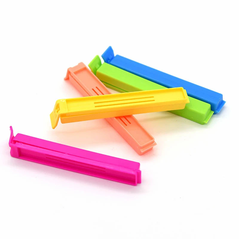 10-20PCS/Set Sealing Clip Colorful Reusable Snack Storage Sealer Clamp Kitchen Gadgets for Food Fresh Keeping Moisture Proof ZYF