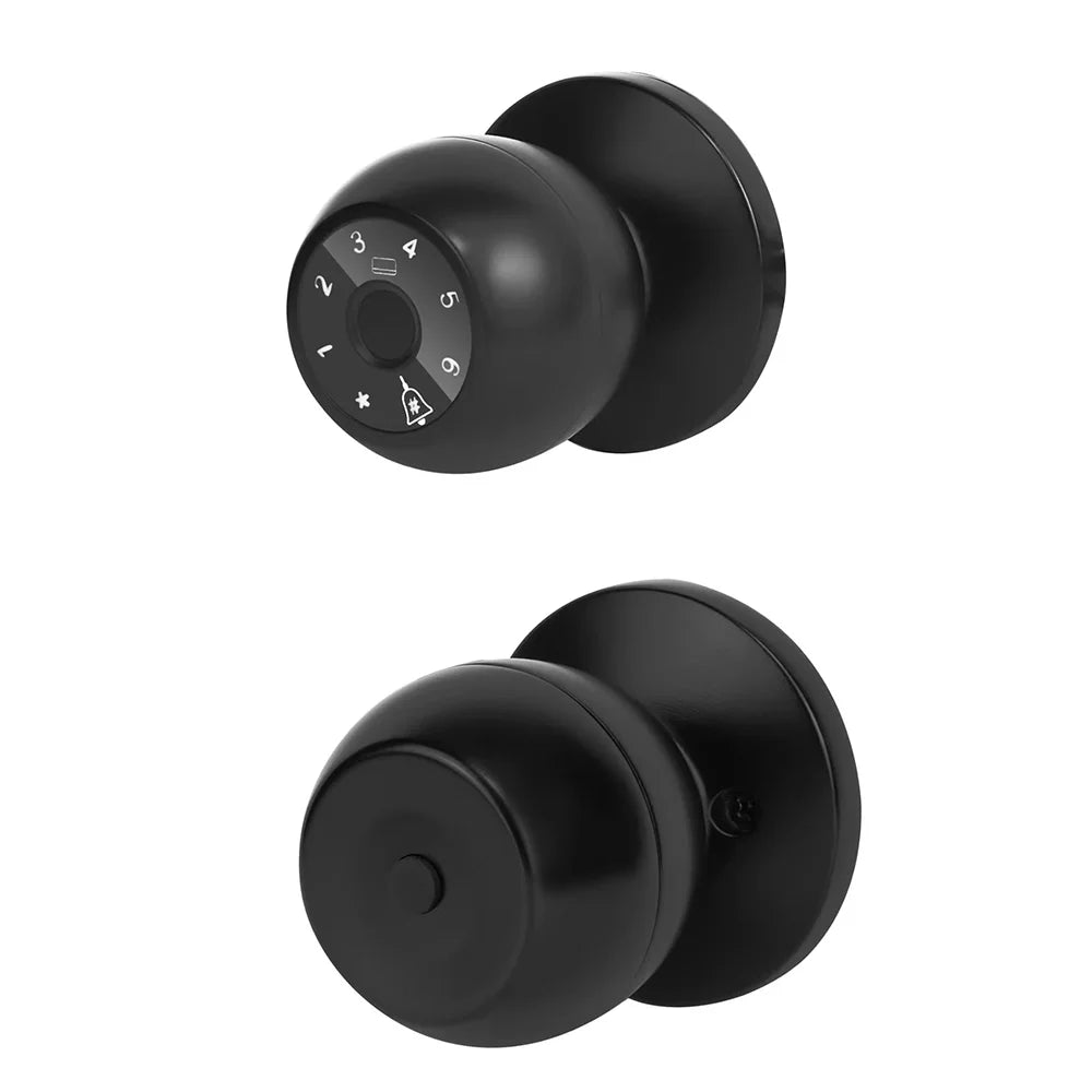 Door Lock Smart Tuya Smart Devices Bluetooth Biometric Fingerprint Door Handle Security Protection Smart Home System