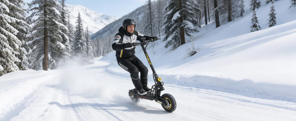 X17 Adult Electric Scooter Foldable Fast Speed Off-Road E Scooter with Dual Shock Absorption 1200W 48V