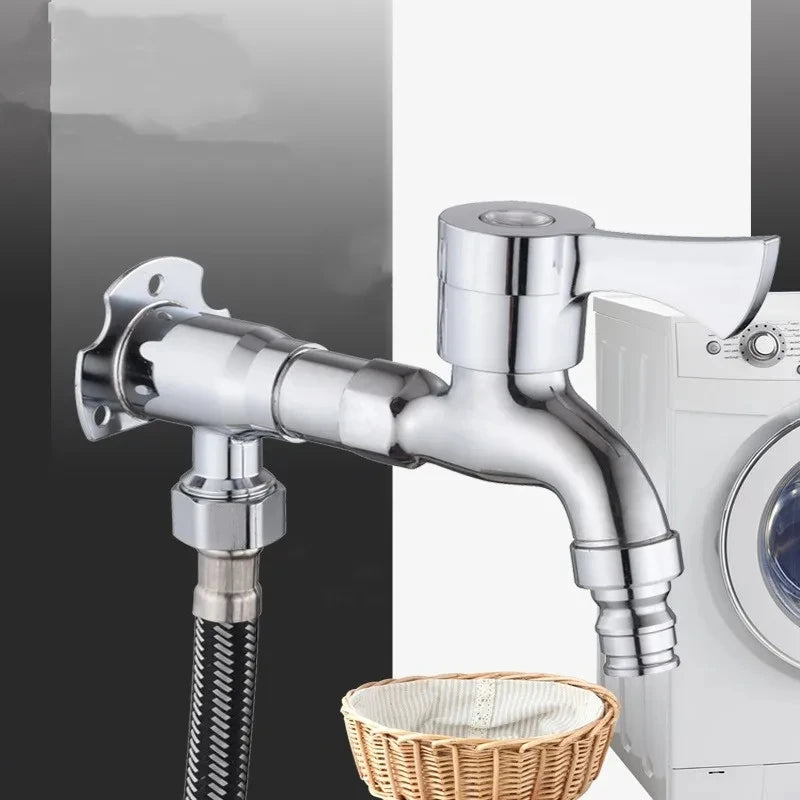 1/2" 3/4" Universal Bathroom Faucet Fixed Base Wall Mounted Tap Installation Adapter Shower Inlet Outlet Mix Water Valve Parts