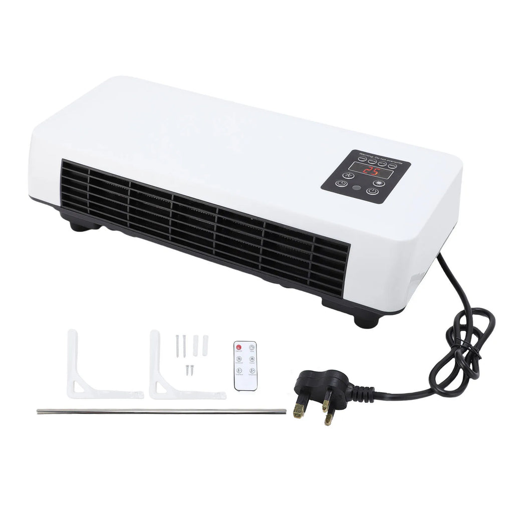 Wall Mounted Air Conditioner Low Noise Wall Hanging Heater Cooler Space Saving Efficient Multifunctional for Home Bedroom