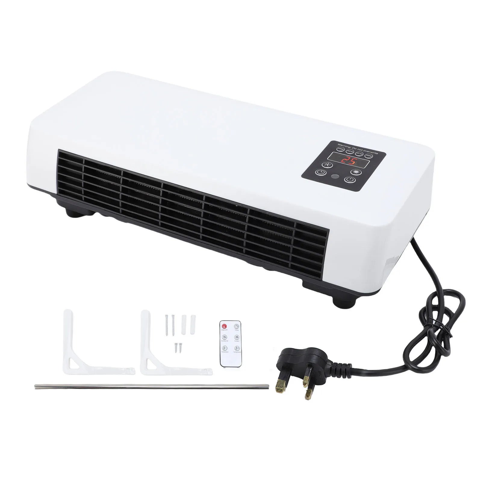 Wall Mounted Air Conditioner Low Noise Wall Hanging Heater Cooler Space Saving Efficient Multifunctional for Home Bedroom